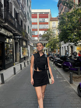 Cargar imagen en el visor de la galería, TOP ORIENTAL NEGRO