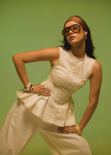 Cargar imagen en el visor de la galería, Blusa cocora blanca