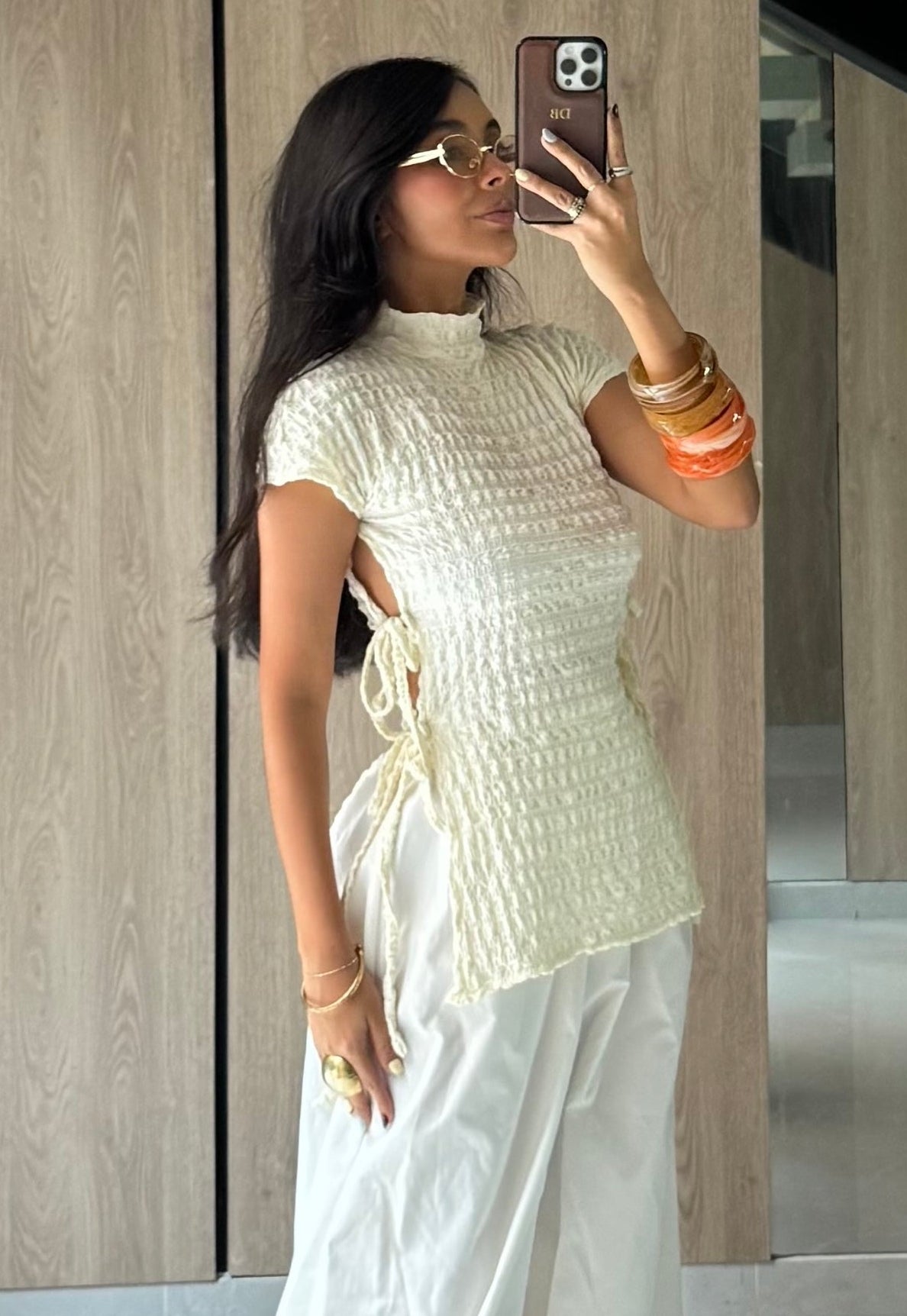 Blusa Inia Crema