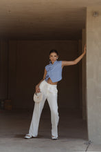 Cargar imagen en el visor de la galería, TOP ORIENTAL CELESTE