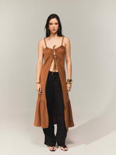 Cargar imagen en el visor de la galería, Blusón Brisas café