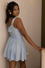 Cargar imagen en el visor de la galería, VESTIDO MALLORCA CELESTE