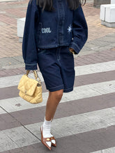 Cargar imagen en el visor de la galería, Chaqueta Macondo Denim Oscuro