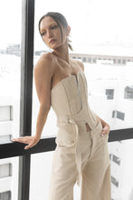 Cargar imagen en el visor de la galería, Pantalon versalles beige