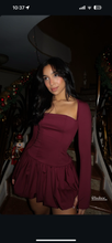 Cargar imagen en el visor de la galería, Vestido London Borgoña