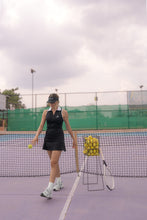 Cargar imagen en el visor de la galería, vestido cincinnati negro/ blanco