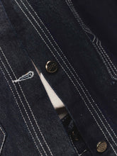 Cargar imagen en el visor de la galería, B jacket azul oscuro (oversize)