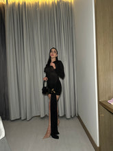 Cargar imagen en el visor de la galería, Vestido caracola negro