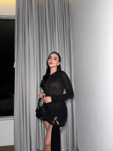 Cargar imagen en el visor de la galería, Vestido caracola negro