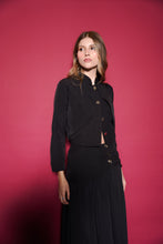 Cargar imagen en el visor de la galería, Bomber Jacket tiramisu negro