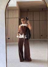 Cargar imagen en el visor de la galería, Pantalón Versalles Café
