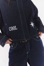 Cargar imagen en el visor de la galería, Chaqueta Macondo Denim Oscuro