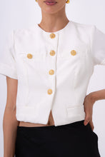 Cargar imagen en el visor de la galería, Blusa Marquesa blanca