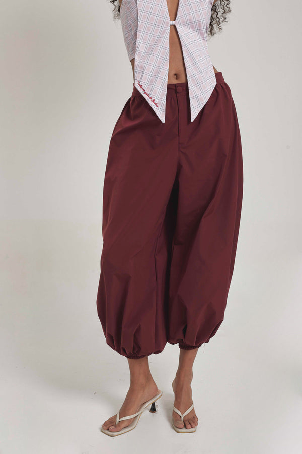 Pantalon Bombacho Vinotinto