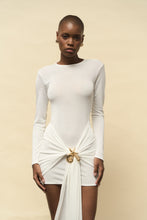 Cargar imagen en el visor de la galería, Vestido caracola blanco
