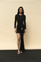 Cargar imagen en el visor de la galería, Vestido caracola negro
