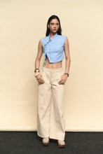 Cargar imagen en el visor de la galería, TOP ORIENTAL CELESTE