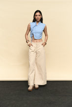 Cargar imagen en el visor de la galería, TOP ORIENTAL CELESTE