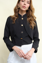 Cargar imagen en el visor de la galería, Bomber Jacket tiramisu negro