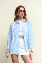 Cargar imagen en el visor de la galería, Camisa lino rayas