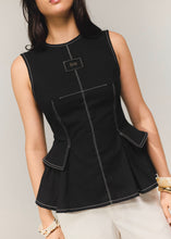 Cargar imagen en el visor de la galería, Blusa cocora negra