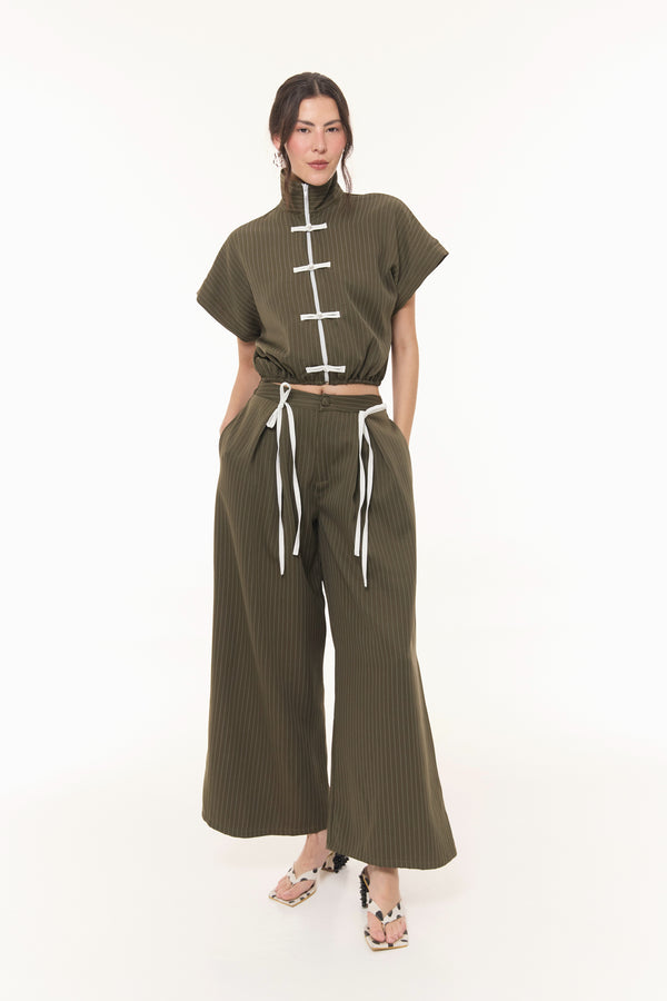 Set Brooklyn Verde Rayas