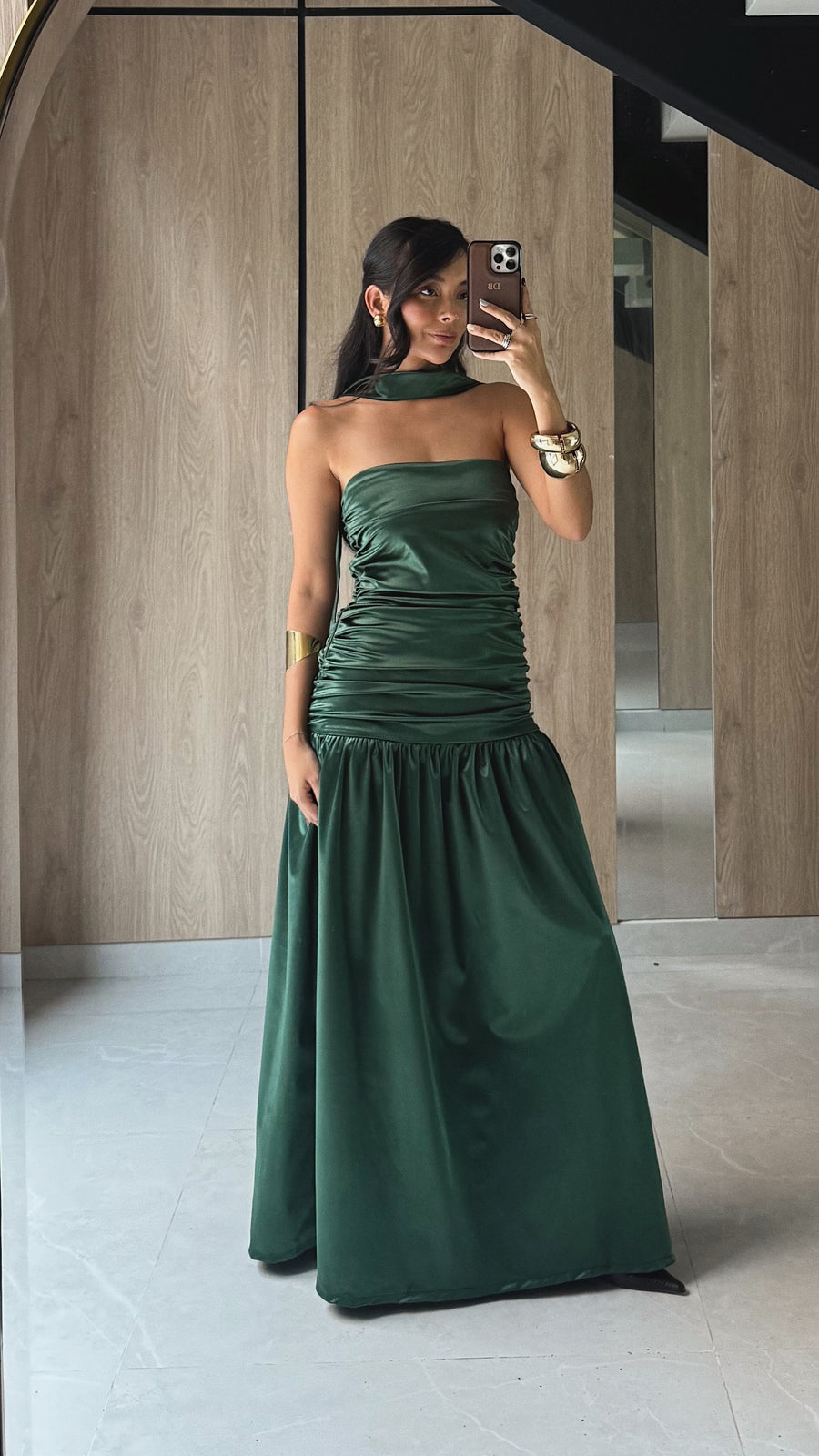 Vestido Ceiba Verde Oliva