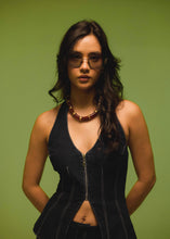 Cargar imagen en el visor de la galería, Blusa candelaria denim
