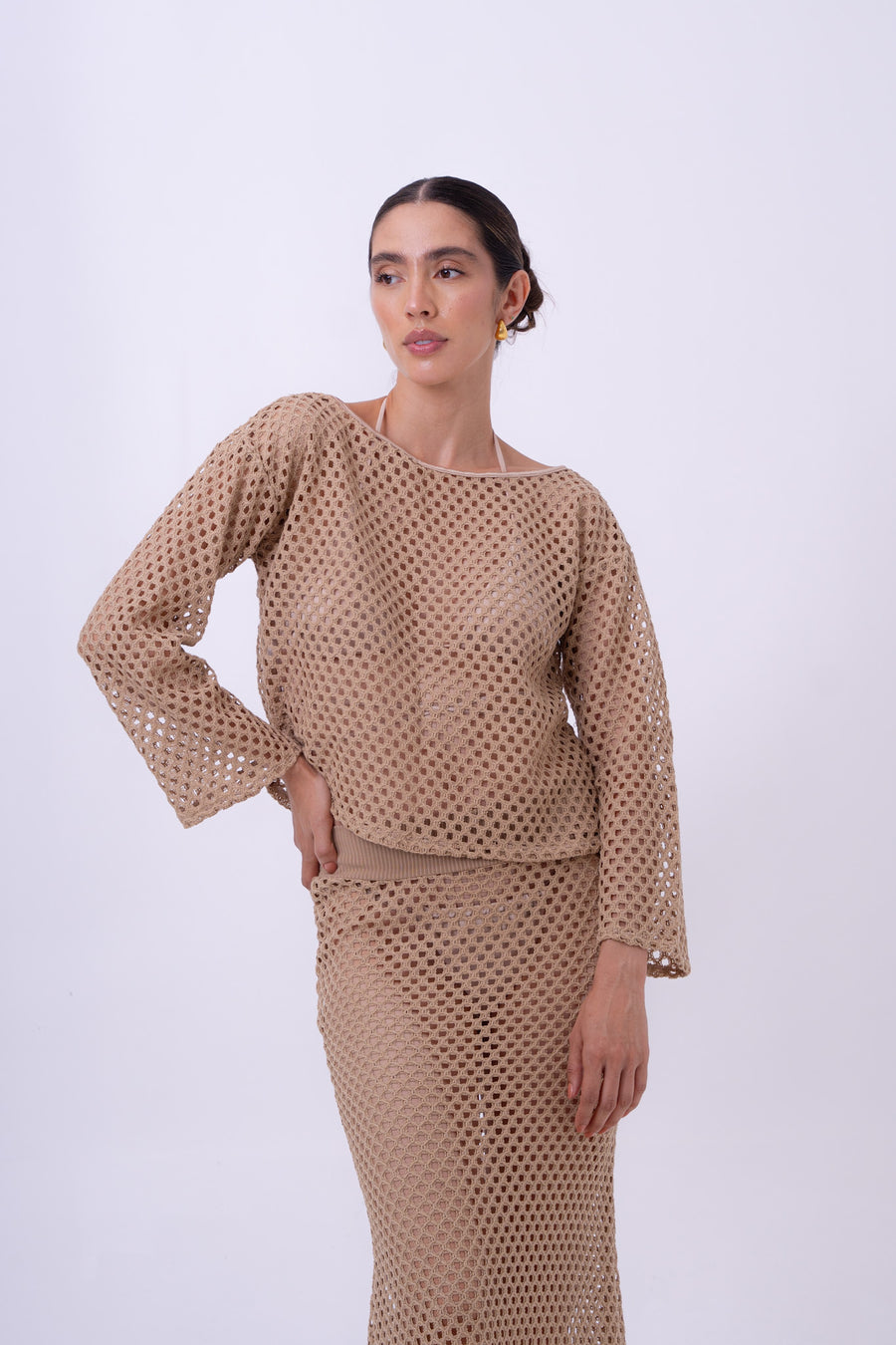 Falda Altamar kaki