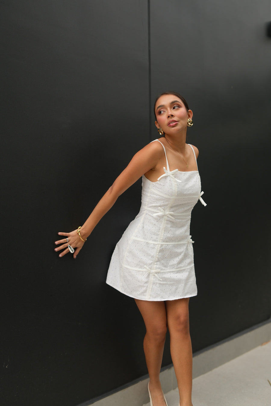 Vestido macaroon blanco