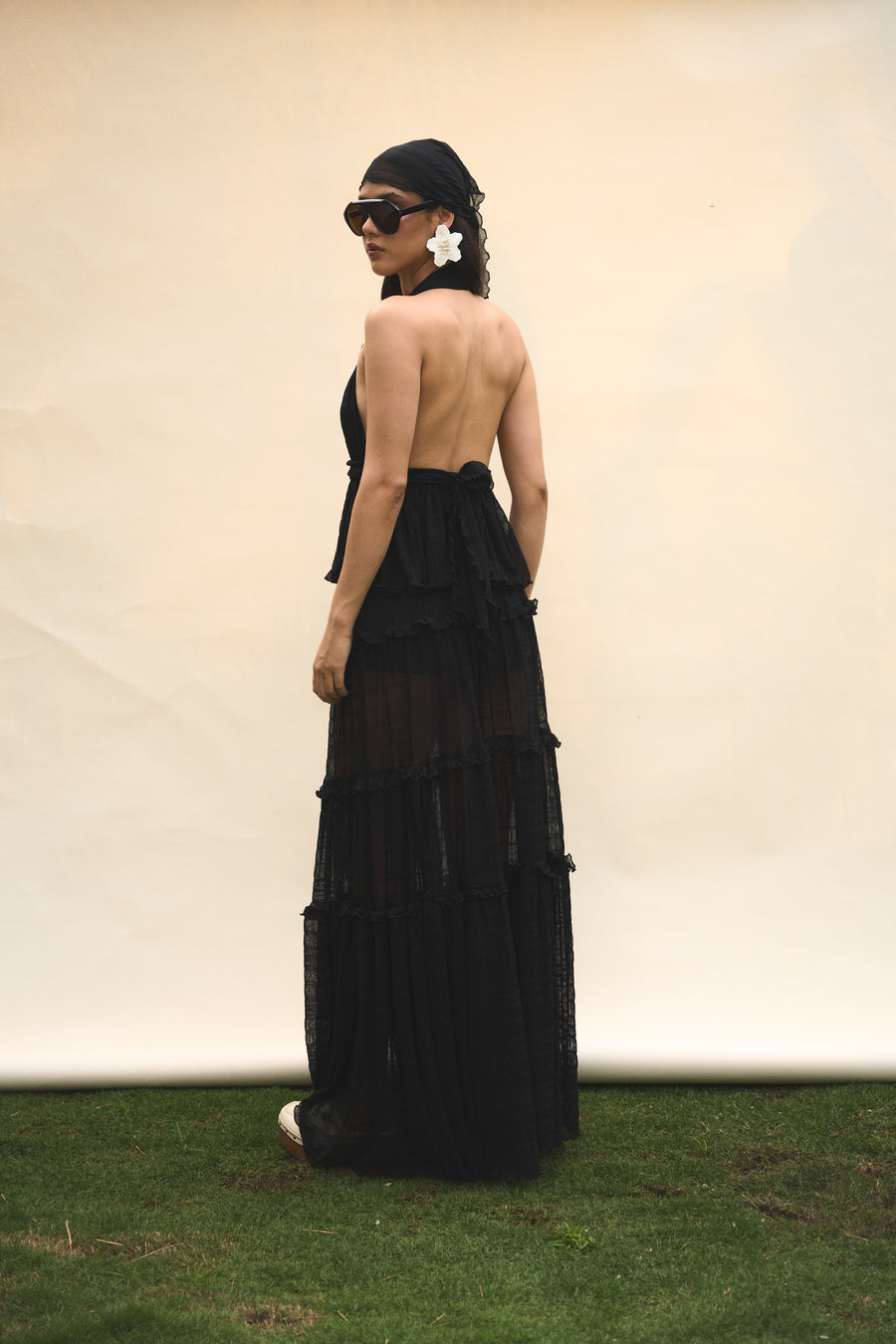 Blusa rosario negra