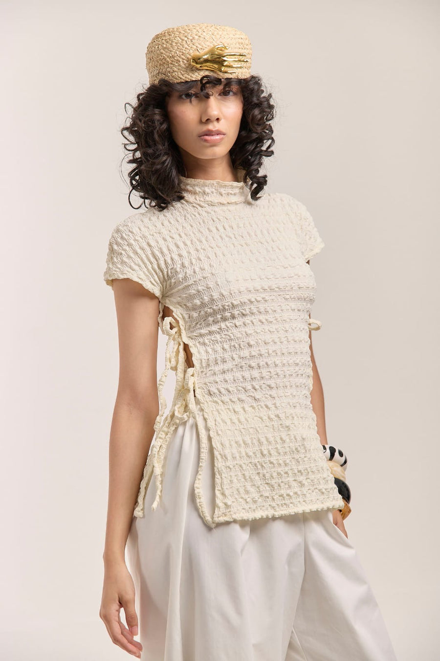 Blusa Inia Crema
