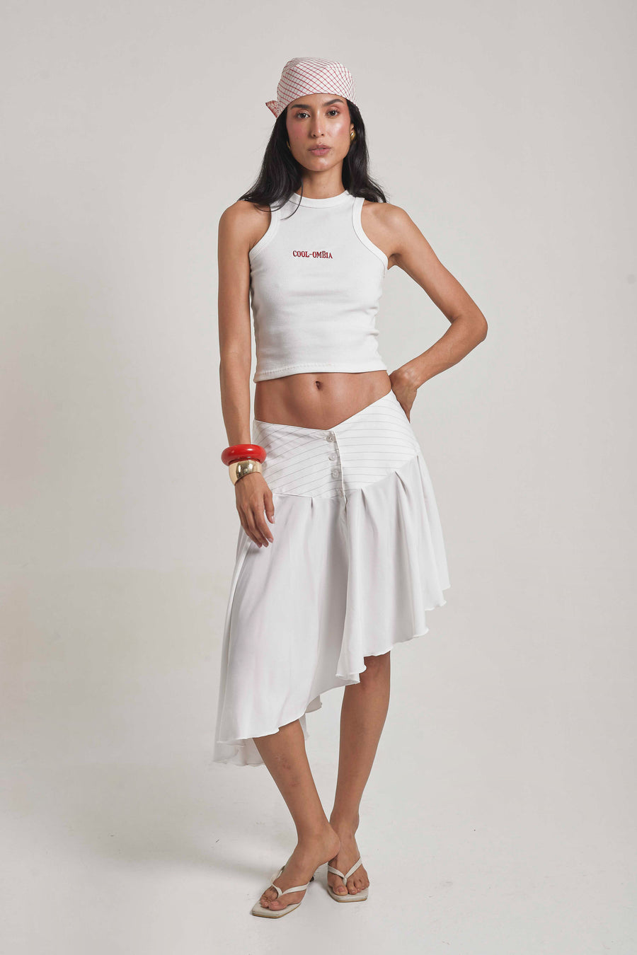 Falda Mambo Blanca