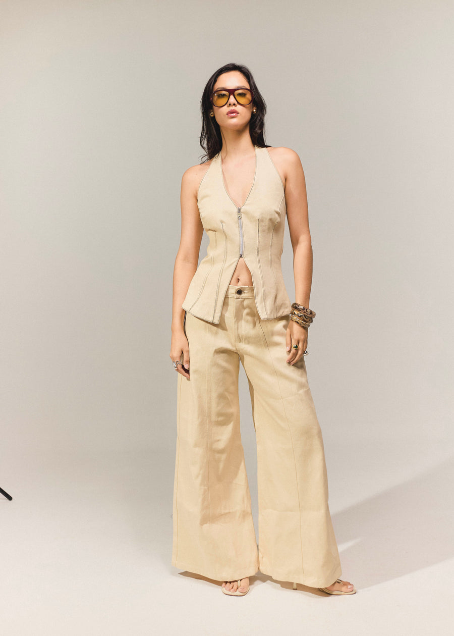 Blusa candelaria beige