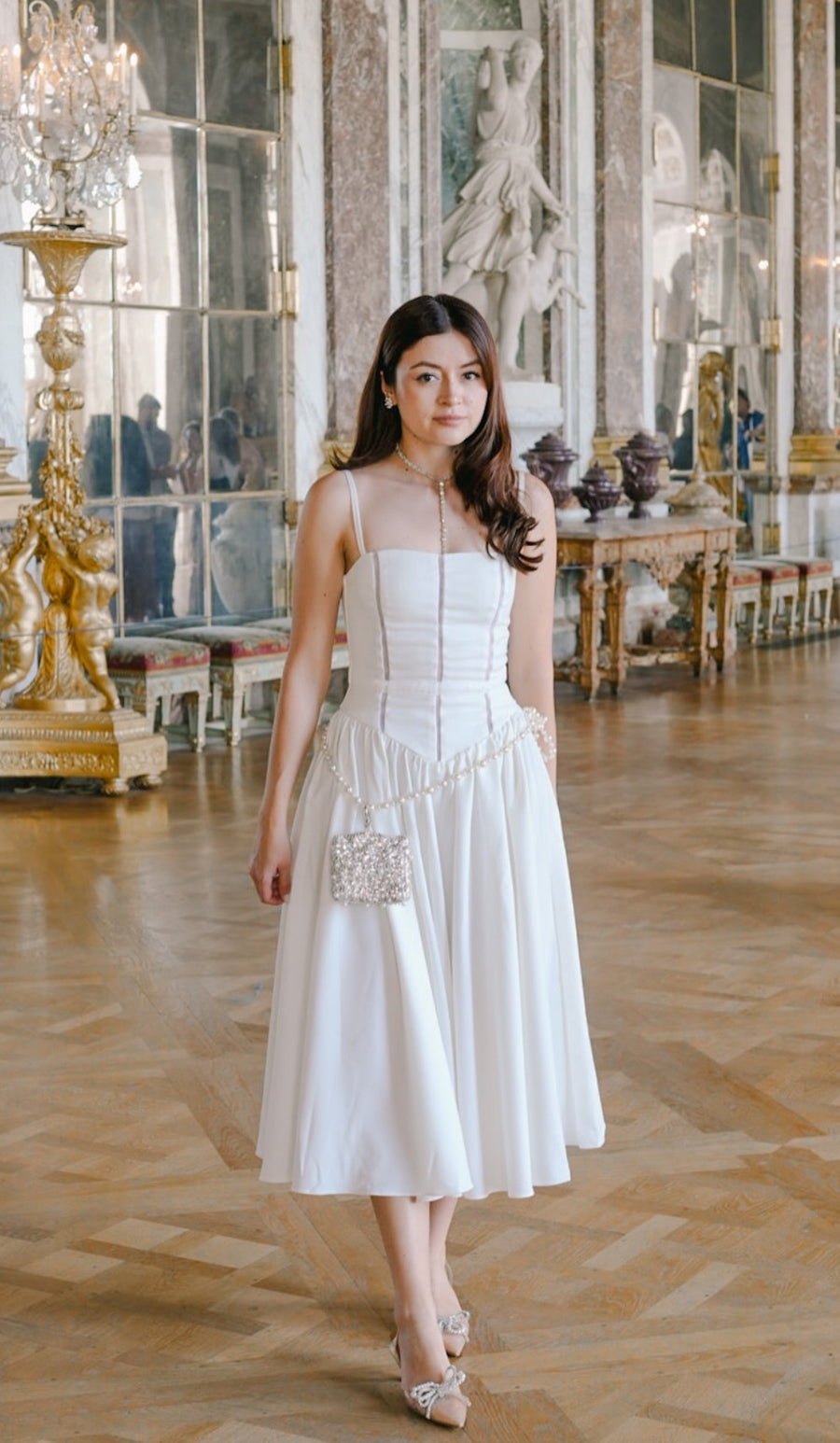 Vestido salgar blanco