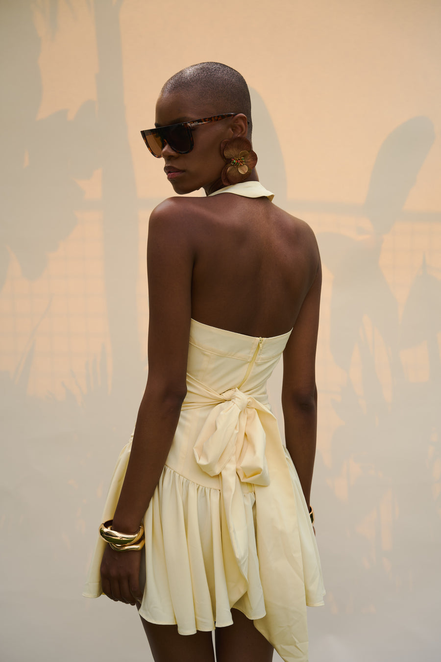 Vestido cristal amarillo