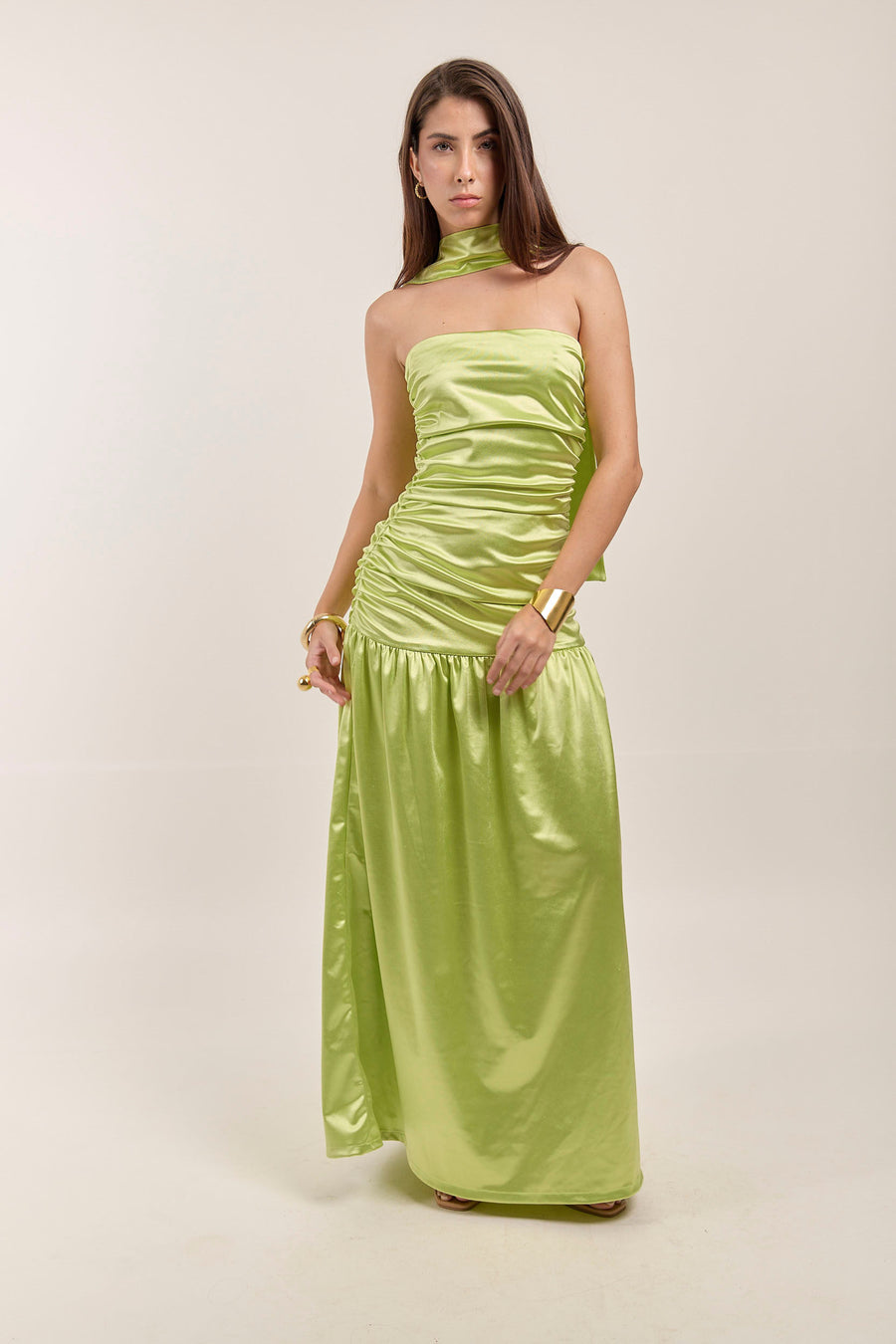 Vestido Ceiba Verde Manzana