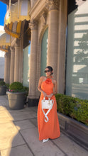 Cargar imagen en el visor de la galería, Vestido Jardín Naranja
