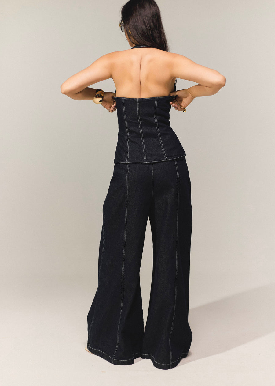 Blusa candelaria denim
