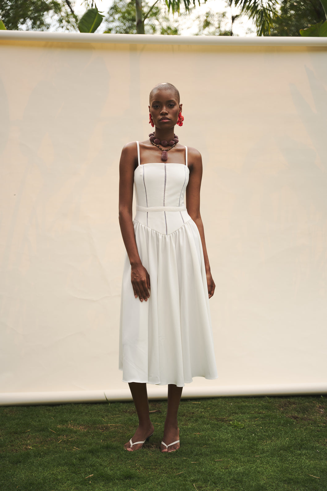 Vestido salgar blanco