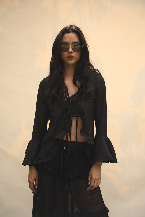 Blusa coveñas negra