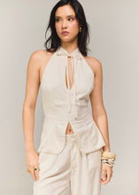Cargar imagen en el visor de la galería, Blusa Marsella blanca
