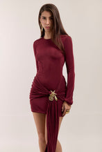 Cargar imagen en el visor de la galería, Vestido Caracola Vinotinto
