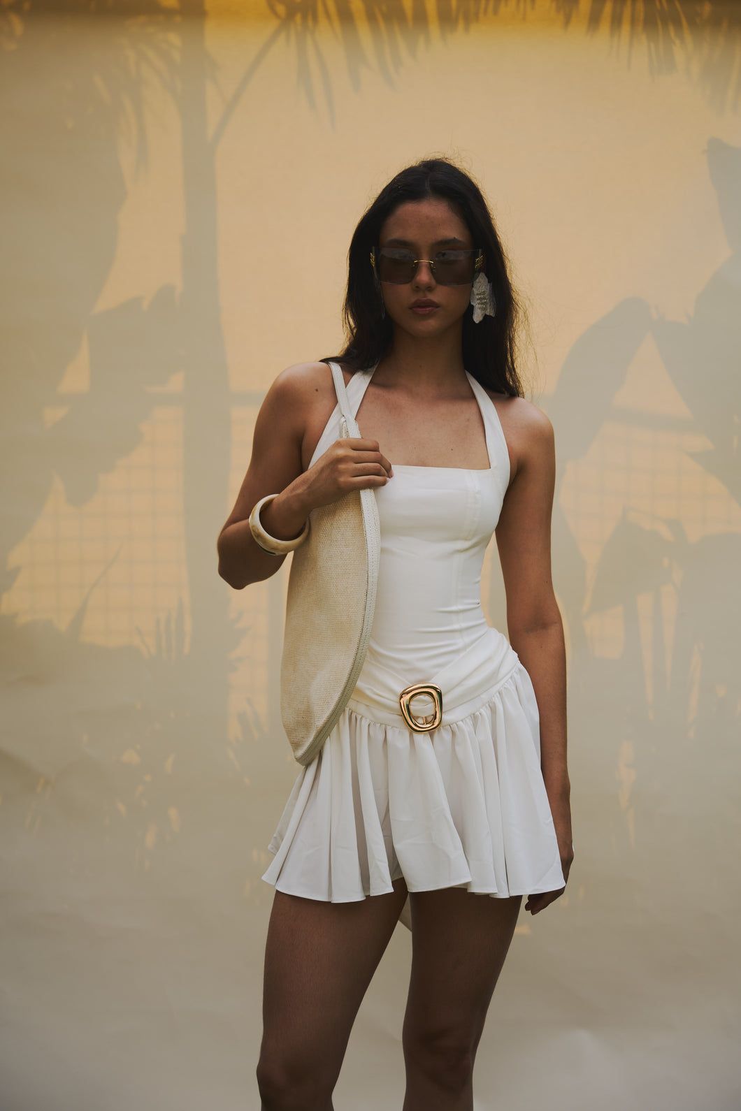 Vestido cristal blanco