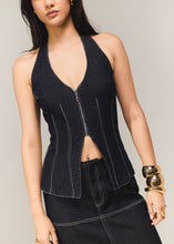 Cargar imagen en el visor de la galería, Blusa candelaria denim
