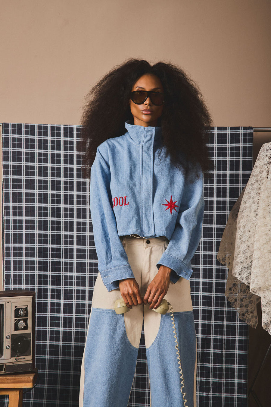Chaqueta Macondo Denim Claro