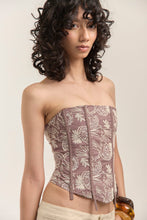 Cargar imagen en el visor de la galería, Corset Cardenal Cafe
