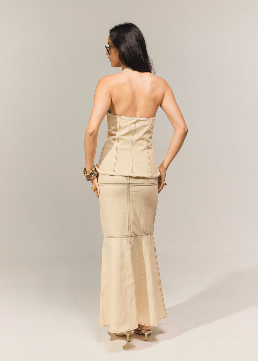 Falda Monserrate beige