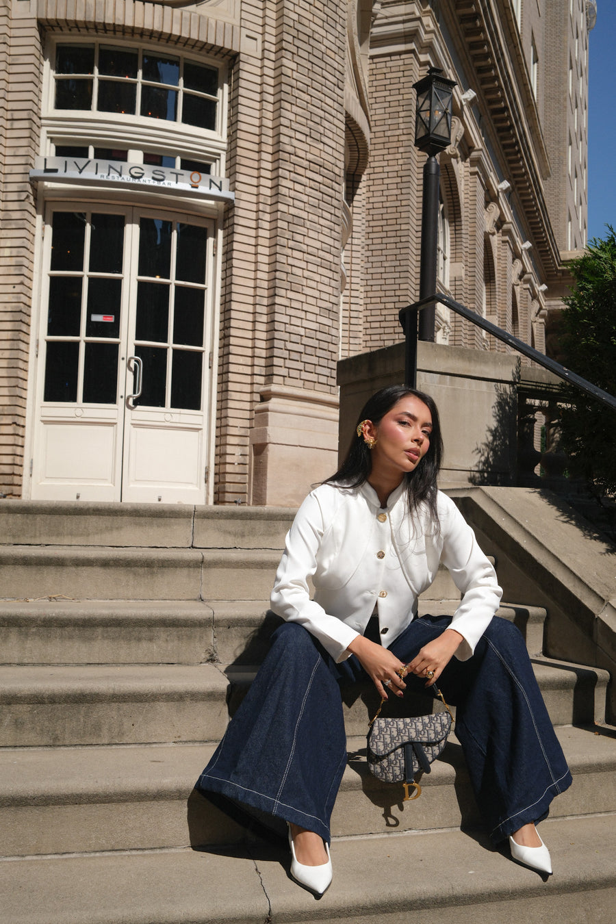 Bomber Jacket tiramisu blanco