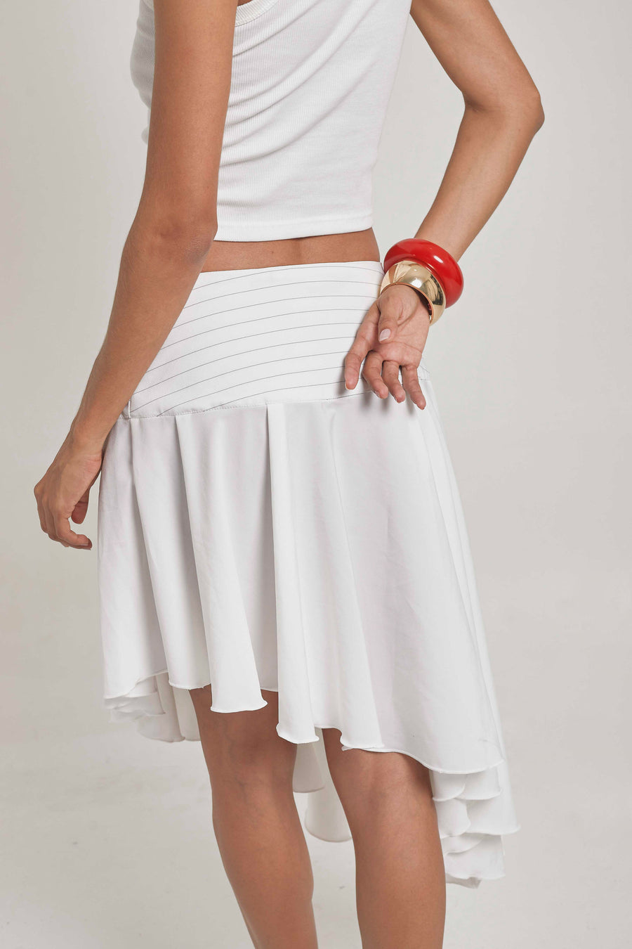 Falda Mambo Blanca